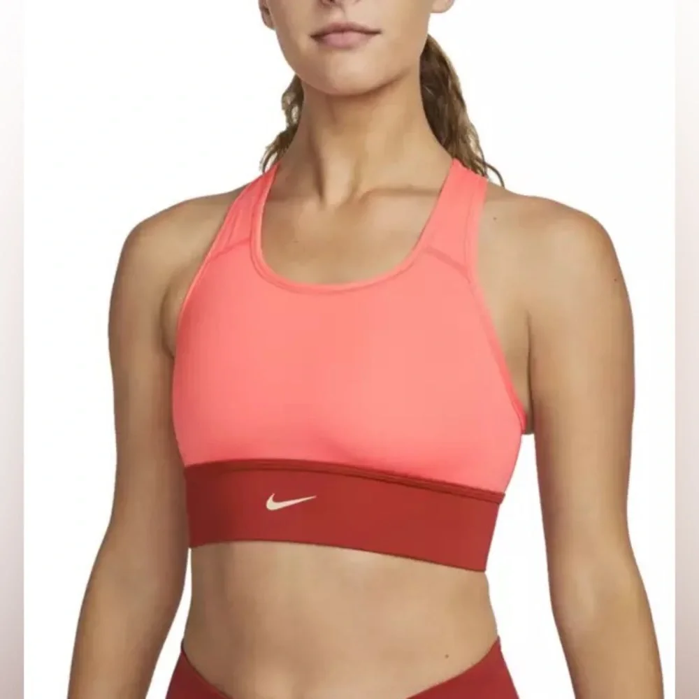 Nike Women's Pro Longline Sports Bra Bright Crimson size S